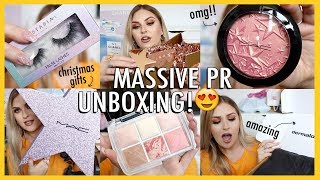 whats new in beauty?! 😍 PR HAUL ft makeup, clothing, xmas gifts & more!