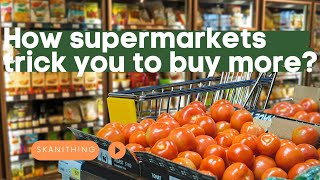 How supermarkets trick you to buy more? skanithing #shorts #supermarket #tricks