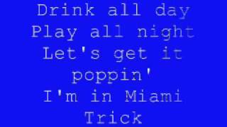 I'm In Miami Trick-- LMFAO && Lyrics