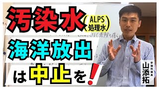 汚染水（ALPS処理水）海洋放出は中止を！／2023年8月31日