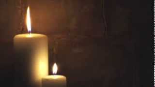 Футаж горящая свеча