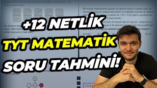 TAM +12 NET KATACAK TYT MATEMATİK SORU TAHMİNİ🔥 #yks