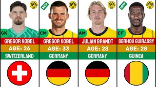 BORUSSIA DORTMUND Squad Update 2024/25 With New Signings | Borussia Dortmund | Roster Insight