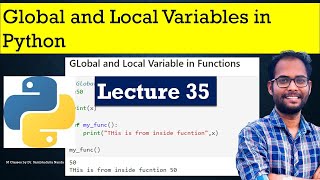 Global and Local Variables in Python 🌐 || User Defined Functions in python || Python for beginners