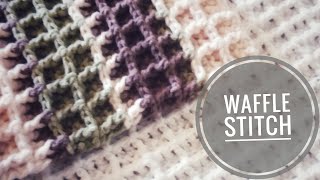 Crochet Waffle Stitch - Easiest Tutorial