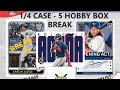 2020 TOPPS BIG LEAGUE 1/4 CASE-5 HOBBY BOX BREAK #1