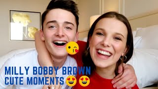 Millie and Noah 😍 MILLIE BOBBY BROWN CUTE & FUNNY Moments/ STRANGER THINGS Cast funny moments.😍😂