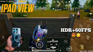 OMG! 😱 infinix GT 20 Pro pubg HDR Test 2024 | ipad view 3.5 update