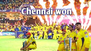 Chennai IPL 2021 won by celebration #ipl2021
