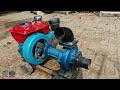 5 hp water pump diesel engine air cooled engine @powerup61t@enginegyan