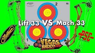 Mathews Lift 33 Vs PSE Mach 33 // Round 1 - Vegas Style // Review! #hunting #deer #archery #hunt