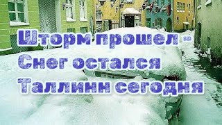 ❄️ Снежный Таллинн после циклона 2025 ❄️