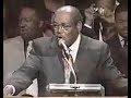 Bishop G.E. Patterson singing at Mason Temple