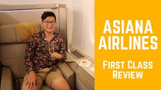 Asiana Airlines First Class Review (Seoul to Los Angeles)