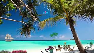 Summertime Day at Seaside Cafe Ambience ☕ Bossa Nova Beach Cafe, Tropical Music for Exquisite Mood