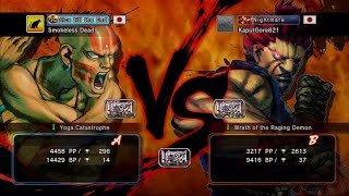 Smokeless Dead [Dhalsim] vs KaputGore821 [Akuma] USF4