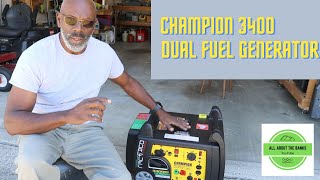 Champion 3400 Dual Fuel Generator | Won't Start with Gas Solved | Review. #Championdualfuel