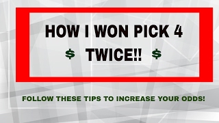 HOW TO WIN PICK 4!