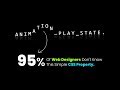 CSS Animation Play State Property | CSS Animation Effects Tutorial