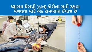 પ્લાસ્મા થેરાપી, કોરોના સામે રક્ષણ મેળવવા માટે એક રામબાણ ઈલાજ છે Plasma Donation, Plasma therapy