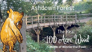 The Real 100 Acre Wood - Home of Winnie-the-Pooh. Ashdown Forest.