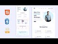 Responsive Portfolio Website using HTML and CSS | Responsive website design tutorial