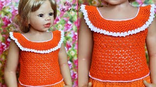 Летняя майка топ крючком на любой возраст. Tank top crochet