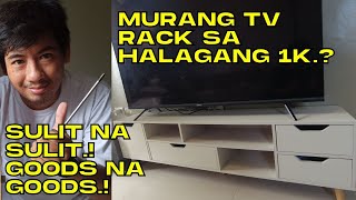 MURANG TV RACK FROM LAZADA. HOW TO ASSEMBLE TV RACK from LAZADA.