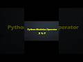 How to use Modulus Operator in Python #shorts #coding #python #pythonforbeginners #PythonShot
