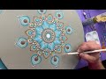 the forgotten dot dot art mandala tutorial dot art lazy susan trending mandala art