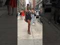 #Supermodel #EvaMarcille poses for #streetstyle #paparazzi #photographers during #NYFW