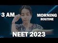 I Woke Up At 3 AM To Study 12+ Hour For NEET 2023 [An Honest Day]