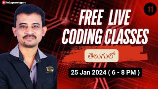 Free Live Coding Session - 11