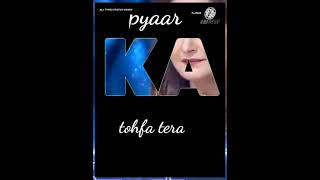 Pyaar ka tohfa tera bana hai jeevan mera status/#Pyaar_ka_tohfa #Danish#Arunita/Indian idol perform.