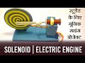 Solenoid Engine Working Model - Solenoid Engine Working Model || How To Make Electric Engine