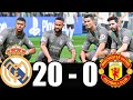 FIFA 25- MESSI RONALDO NEYMAR & MBAPPE | ALL STARS | REAL MADRID 20-0 MANCHESTER UNITED