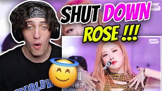 South African Reacts To BLACKPINK - Shut Down Inkigayo 'ROSE FANCAM' !!! 😍