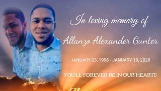 Funeral Service For The Late: Allanzo Alexander Gunter | 'Alex'