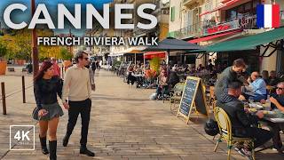 CANNES, France 🇫🇷 Le Suquet to La Croisette | 4K Walking Tour (60fps)