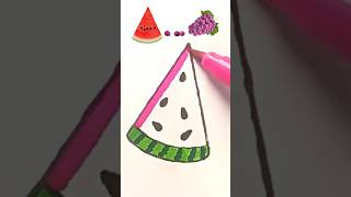 watermelon mixing art #artshorts #youtubeshorts #ytshorts #trending #shortsfeed #shorts #subscribe