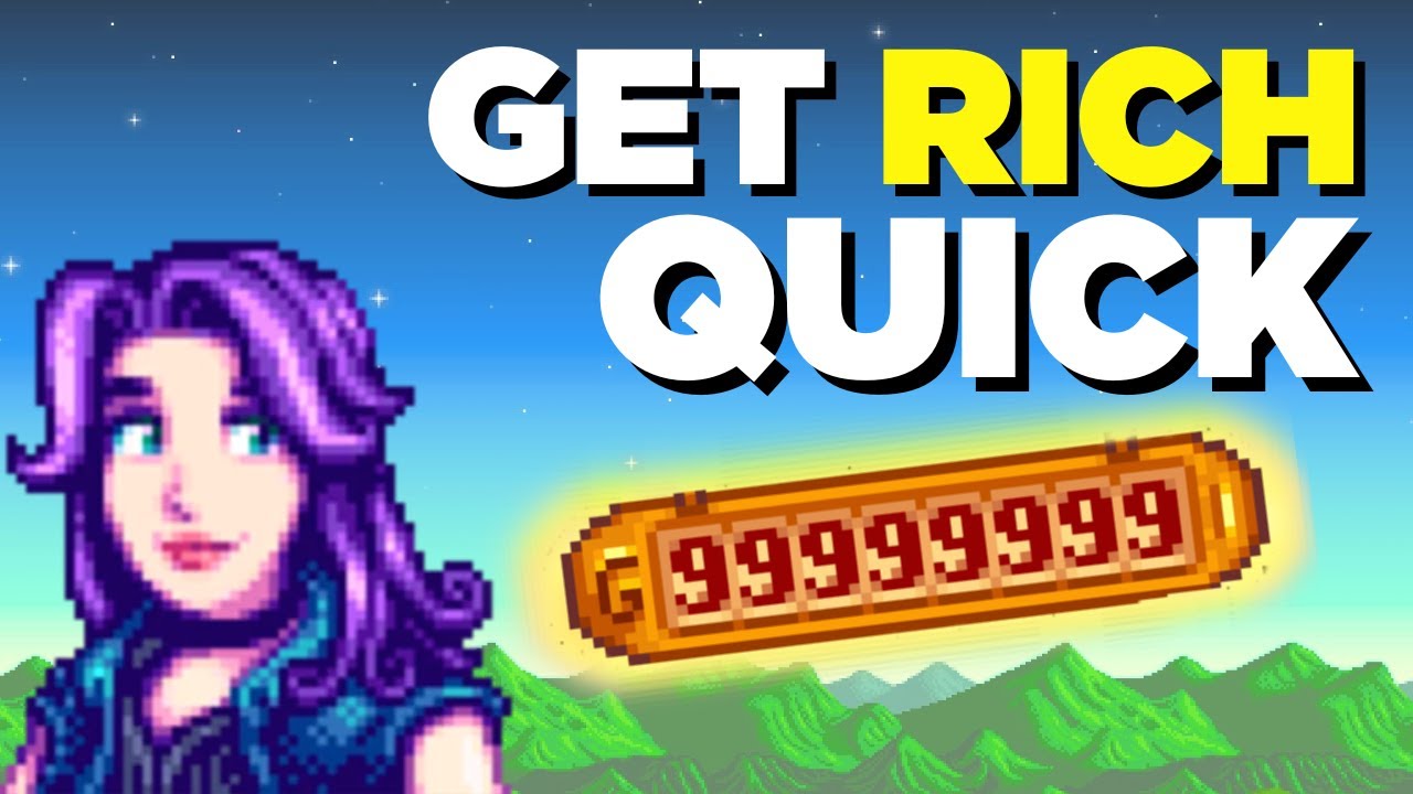 Easiest Way To Get RICH Quick In Stardew Valley! - YouTube