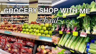 GROCERY SHOP W/ ME: Trader Joe’s / Whole Foods grocery haul + trying new snack | Healthy On A Budget