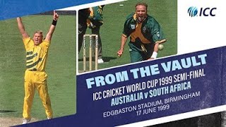 1999 Cricket World Cup 2nd Semi Final: Australia vs South Africa, Highlights