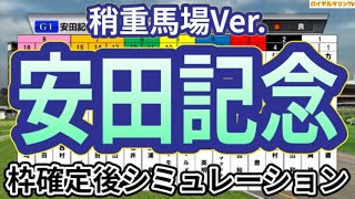 【安田記念2024】【稍重馬場Ver.】ウイポ枠確定後シミュレーション ロマンチックウォリアー ソウルラッシュ セリフォス ナミュール パラレルヴィジョン #2754