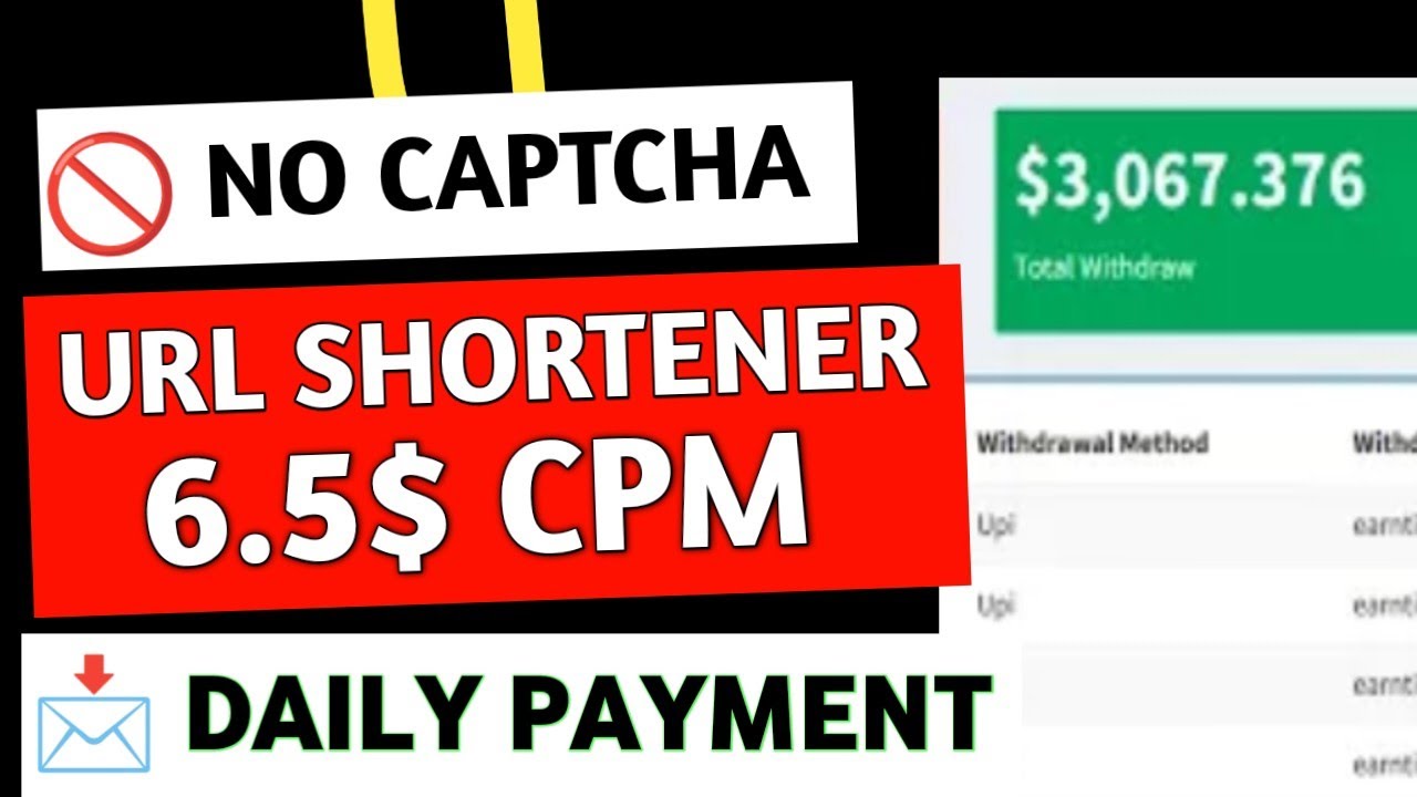 Best Link Shortener Earn Money Without Captcha | Best Url Shortener ...