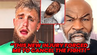 "I'M OUT!"Jake Paul OFFICIALLY CANCELED MIKE TYSON FIGHT DUE TO SERIOUS INJURY! 2024 face off