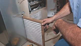 How to Change a Furnace or Air Conditioner Filter | GoPro View Inside Furnace