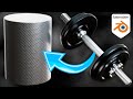 Procedural Grippy Knurled Metal Material (Blender Tutorial)