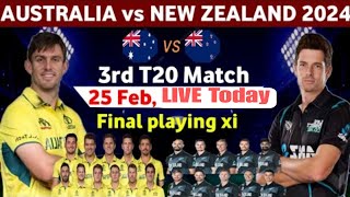 Australia Vs New Zealand 3rd T20 Match Live Today Final Australia tour of New Zealand