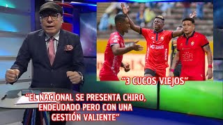 Opinión de Vito Muñoz sobre el desempeño de El Nacional en Copa Ecuador